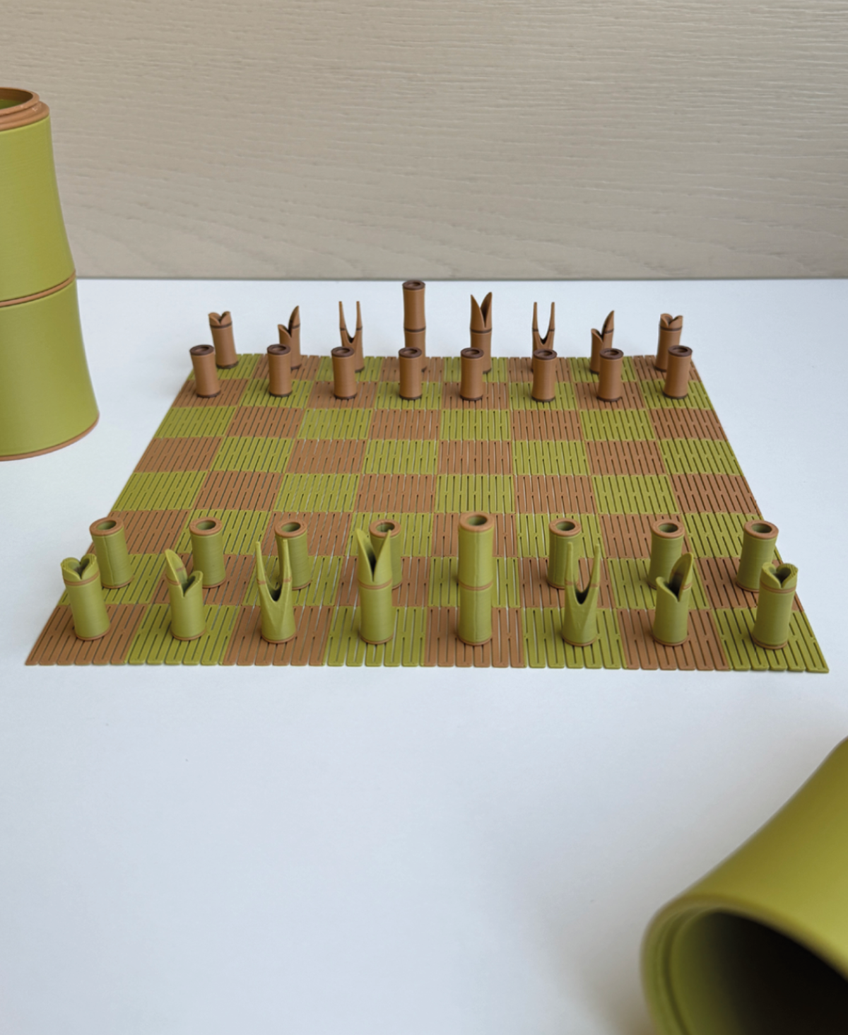 Zen Chess Reiseschach Set Deko Ablage 34+ Farben Beige Holz – Bild 3